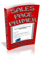 Sales Page Primer