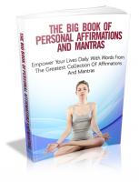 The Big Book Of Personal Affirmation And Mantras