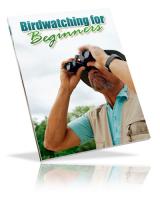 Birdwatching For beginners