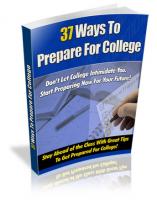 37 Ways to prepare For College