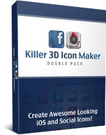 Killer 3D Icon Maker Double Pack 