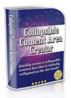 Collapsible Content Area Creator 